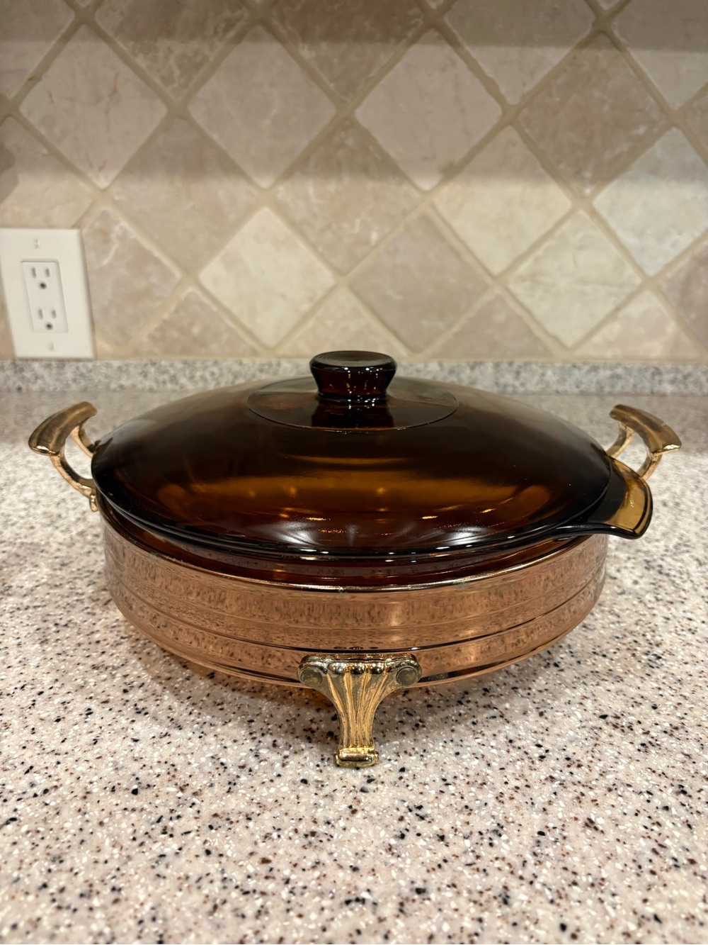 Anchor Hocking Copperlite 2-Quart Ovenproof Covered Casserole Dish